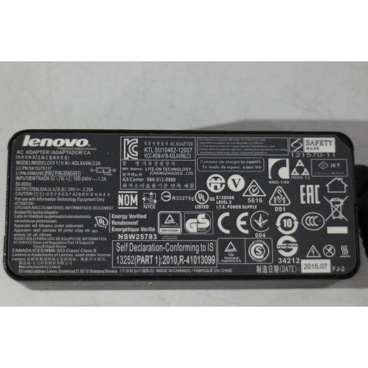 lenovo純正ノートパソコン用　ＡＣアダプター　 20V-2.25A   ADLX45NLC3A | Lenovo | 01