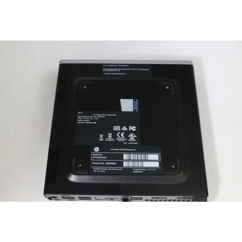 日本HP 【値下げしました】HP PRODESK 400G5DM/CT 卓上型デスクトップ 