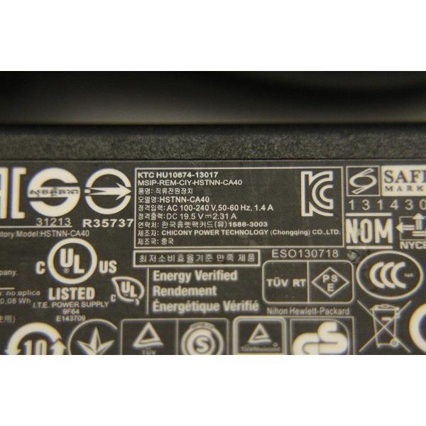 純正hpパソコン用　ＡＣアダプター HSTNN-CA40　HSTNN-CA41など　19.5V-2.31A　【E2468】 |  | 01