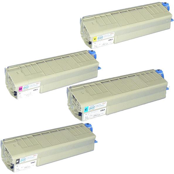 TNR-C4F カラー4色セット 標準トナー リサイクルトナー即納品 OKI 沖