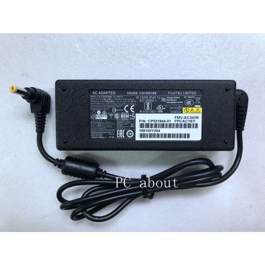 FMV-BIBLO FUJITSU LIMITED A13-090P1A/FMV-AC343B ACアダプタ 19V