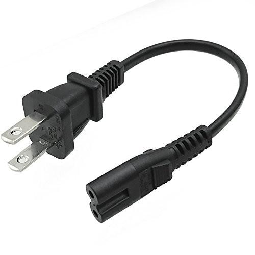 ノートパソコン用電源ケーブル( 2P メガネ型ケーブル ) 0.2m M733F