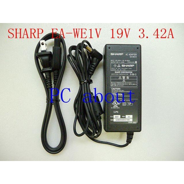 (未使用･未開封品)　SHARP Mebius EA-MR1V EA-WE1Vノート用互換ACアダプター DC19V-3.42A対応 7z28pnb Amazon | SHARP Mebius EA-MR1V EA-WE1Vノート用互換AC