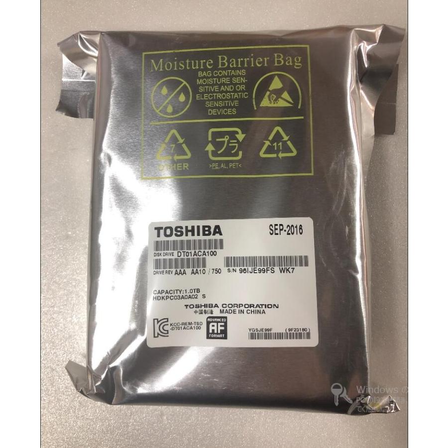 TOSHIBA Toshiba DT01ACA100/HDKPC03A0A02 1TB 3.5インチ 内蔵型