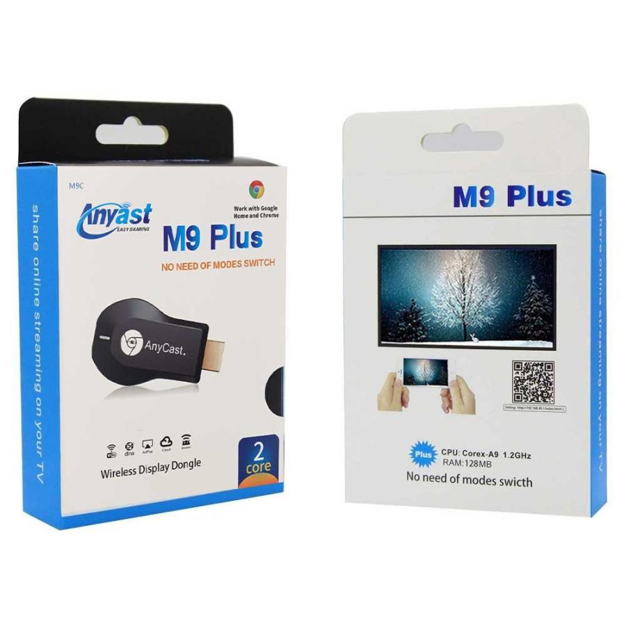 送料無料 Hdmi 新作通販 ドングルレシーバー Anycast M9 Plus Wifiディスプレイ Miracast Dlna対応ワイヤレスデイスプレーアダプタ Airplay