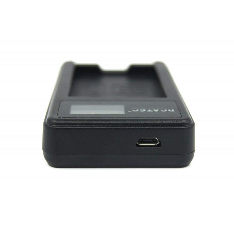 オリンパス USB充電器 OLYMPUS BLM-5 / BLM-1 / BLL 対応 LCD付 E-1 / E-3 / E-5 / E-30｜pcastore｜02