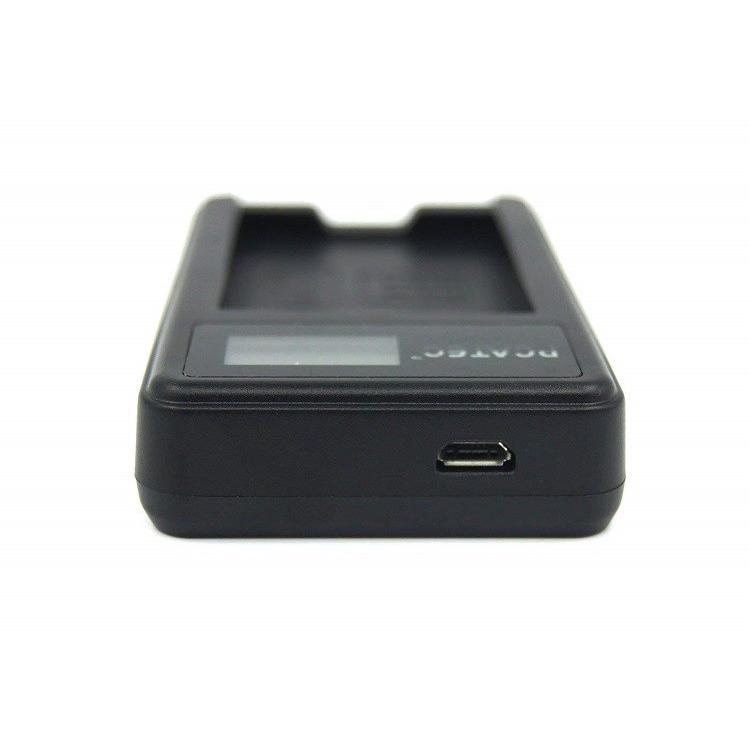 オリンパス USB充電器 OLYMPUS Li-50B / SONY BK1 対応 LCD付４段階表示 デジカメ用 USBバッテリーチャージャー｜pcastore｜05