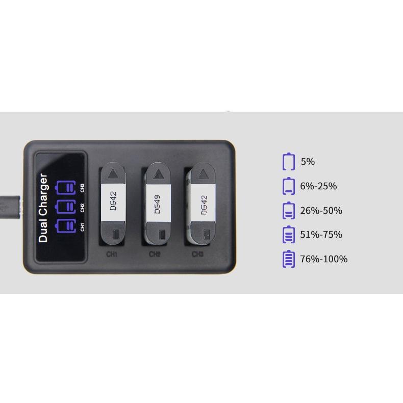 SONY（ソニー） 送料無料 SONY NP-BX1 互換 縦充電式USB充電器 LCD付4