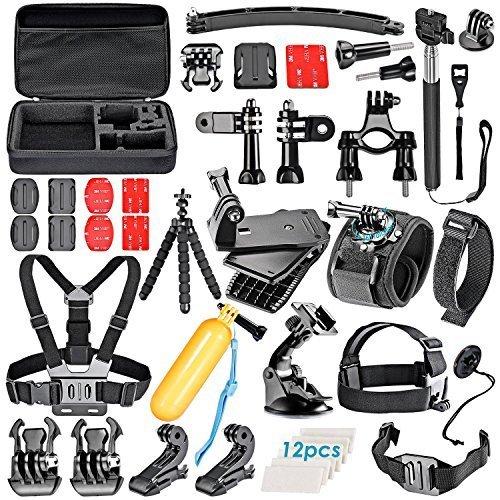 送料無料】50-in−1アクセサリーキット GoPro 5/4/3+/3/2/1 SJ4000 