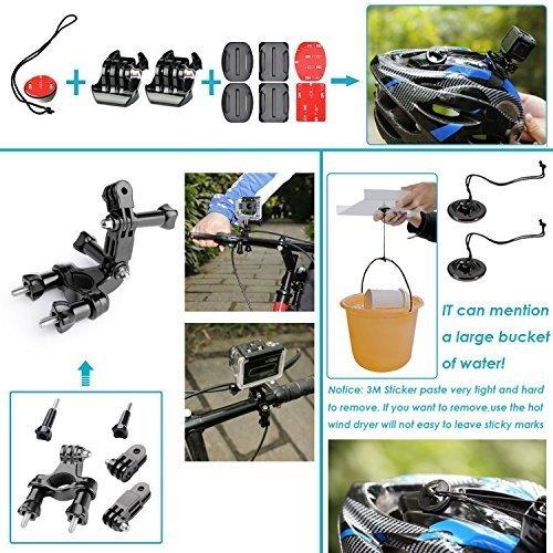 送料無料】50-in−1アクセサリーキット GoPro 5/4/3+/3/2/1 SJ4000 