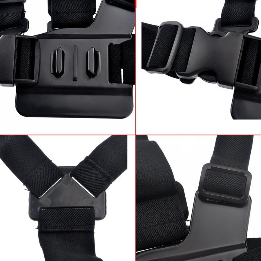 ■Go Pro アクセサリーまとめて★チェストストラップ、アタッチメント Amazon | 携帯電話チェストストラップマウント、ハーネスストラップ