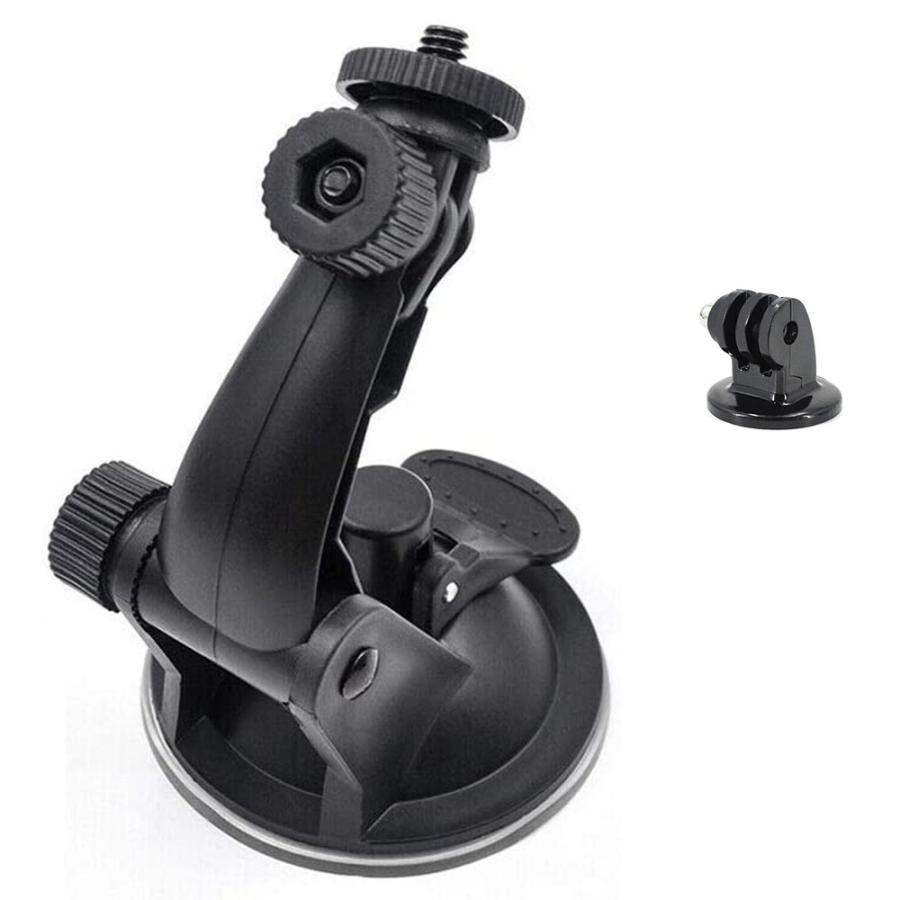 GoPro（ゴープロ） 送料無料 360度回転 大型90mm 吸盤式カメラスタンド 1/4ネジ 車載カメラマウント デジカメ Insta360 などに  : pcastore - 通販 - Yahoo!ショッピング カーボンファイバー用の 360 度保護シェルで耐久性を提供 簡単な取り付け クイックマウント
