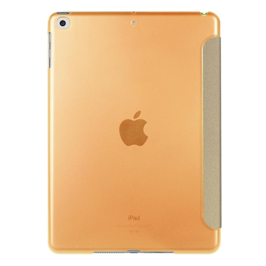 iPad ケース iPad5 / iPad6 Air1 Air2 兼用 三つ折スマートカバー PU