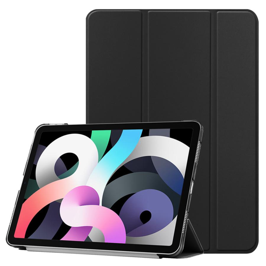 タブレット iPadPro ➕iPad用 ブラック 折りたたみ式カバー。