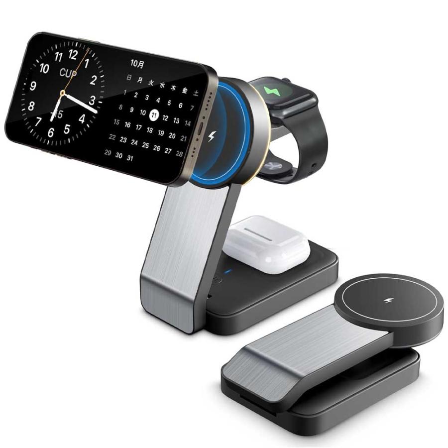 アップルウォッチ Apple Watch / マグネット式 充電器 iPhone AirPods