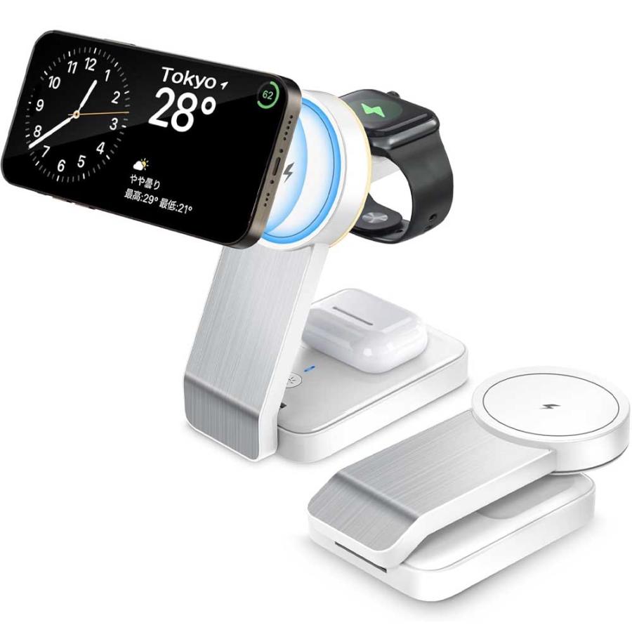 アップルウォッチ Apple Watch / マグネット式 充電器 iPhone AirPods