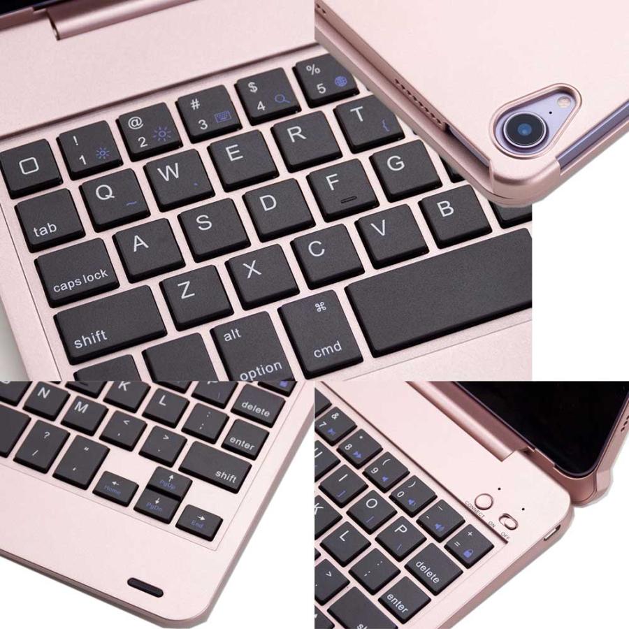 アイパッドミニ / iPadmini 第6世代 A17Pro キーボード付ケース 表面