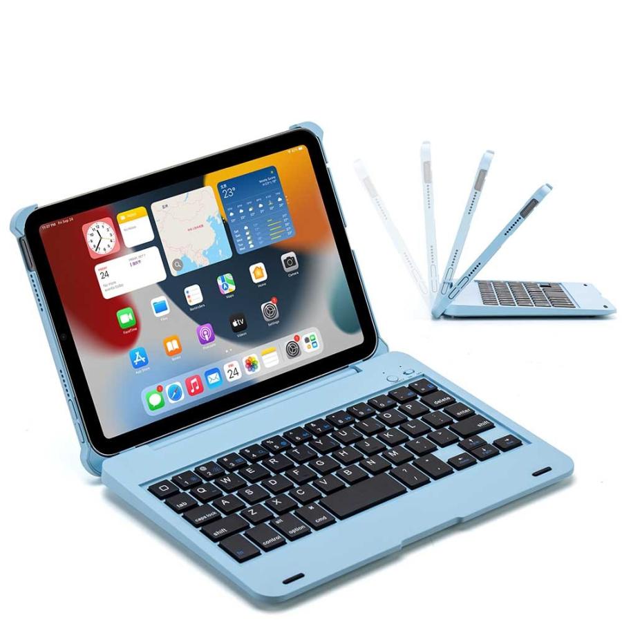 アイパッド ミニ  iPad mini6 (8.3インチ) 専用 Bluetooth キーボード ケース  A2567 / A2568 / A2569 送料無料｜pcastore｜04