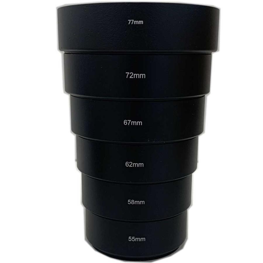 Canon Nikon sony Pentax 対応金属広角レンズフード 40.5mm 43mm 46mm 49mm, 52mm, 55mm,58mm 62mm, 67mm, 72mm, 77mmサイズ選択可｜pcastore｜15