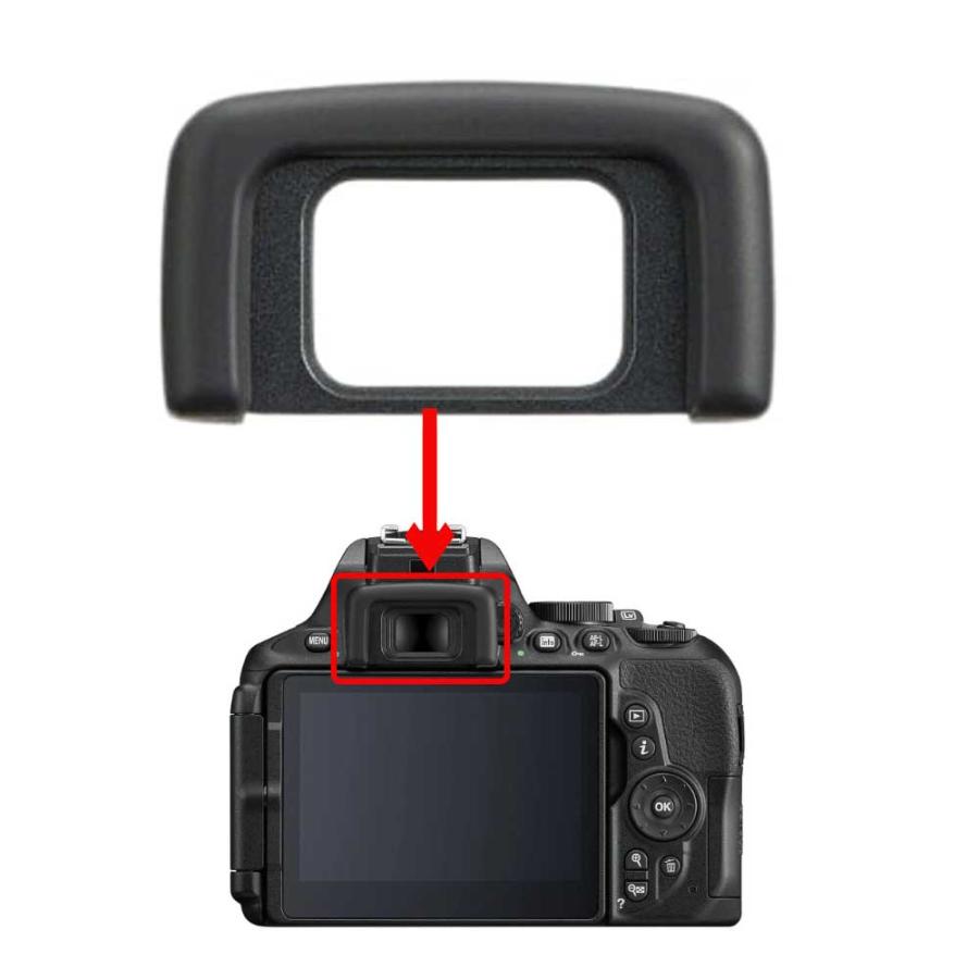 美品　Nikon D3500 デジタル一眼レフカメラ アイキャップ交換　保証書付 送料無料】Nikon交換用 アイカ ップ Nikon DK-25 カメラファイ ンダー