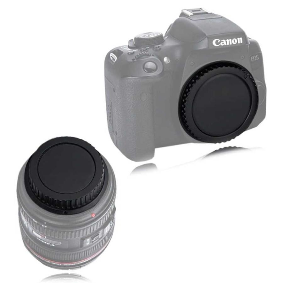 ボディキャップ レンズ リアキャップ セット キャノン CANON EOS EF EF