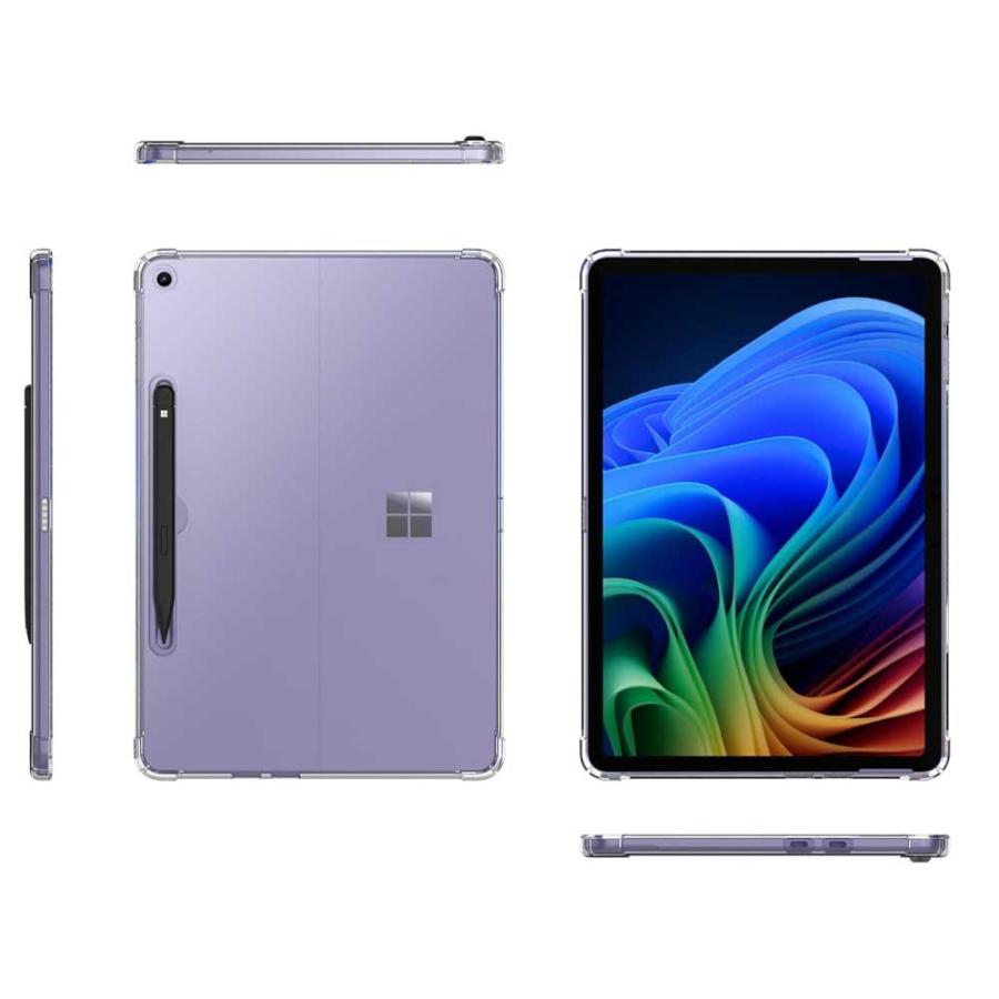 サーフェスプロ / Surface Pro12 inch 保護ケース 透明 クリア TPU素材