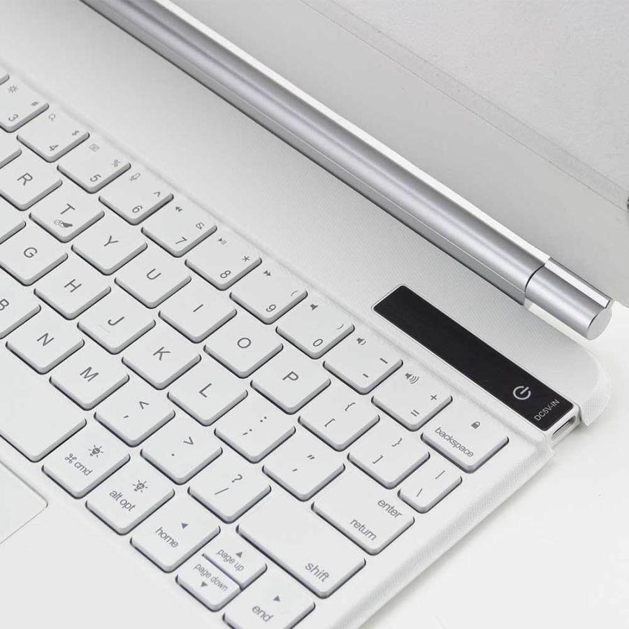 アイパッド iPad A16 / 第10世代 用 キーボード付ケース ホワイト