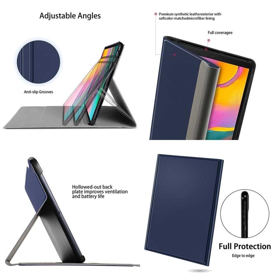 Galaxy Tab J:COM S6 Lite ペン収納レザーTPUケース付き Bluetooth 