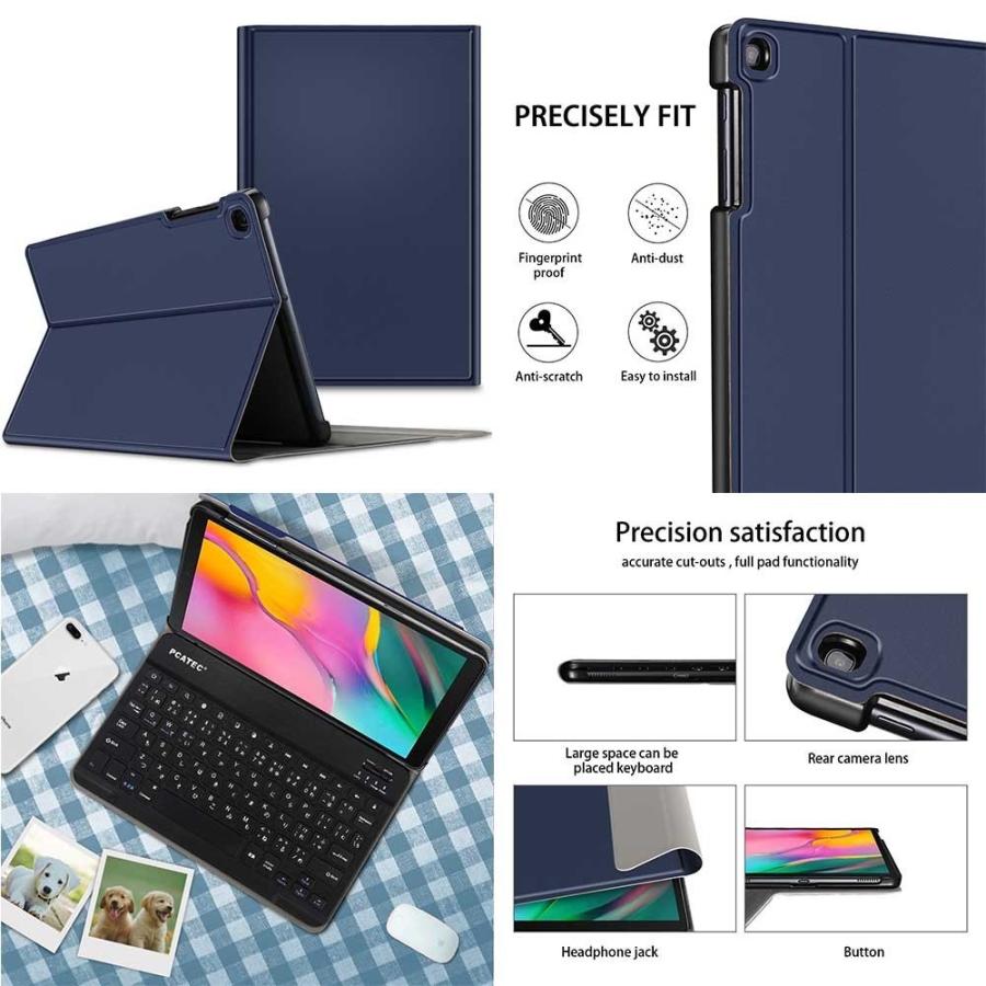 Galaxy Tab J:COM S6 Lite ペン収納レザーTPUケース付き Bluetooth 
