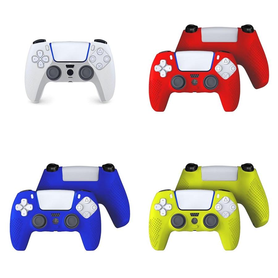 プレイステーション PS5 コントローラー カバー TPU シリコン素材 