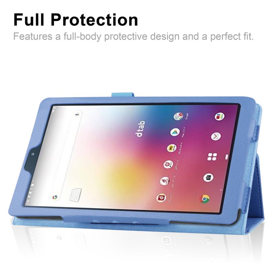 dtab ドコモ タブレット Compact d-42A 8インチ ケース 二つ折
