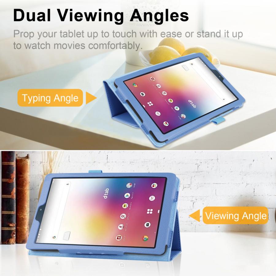 dtab ドコモ タブレット Compact d-42A 8インチ ケース 二つ折