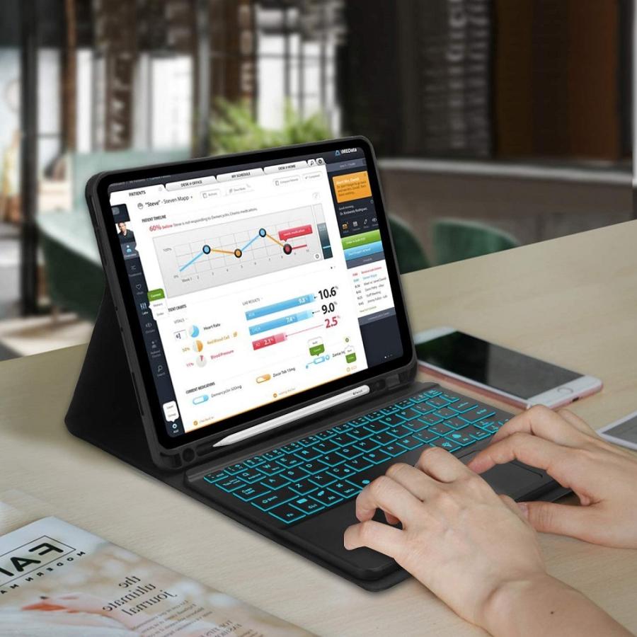 4カラー/ iPad Air 第4世代 第5世代 10.9インチ用 キーボード付 ケース
