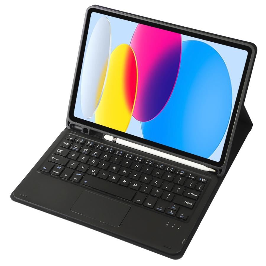 アイパッド iPad / A16 第10世代 用 キーボード付ケース タッチパッド