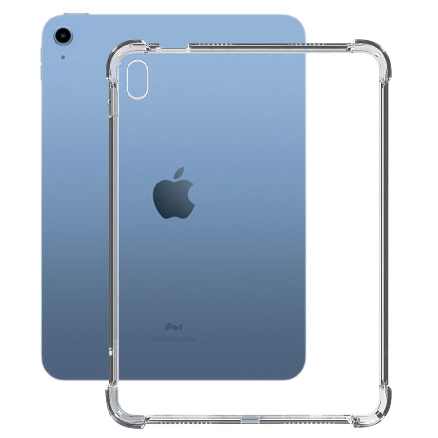 ジャンク　Apple iPad (第10世代) 本体 + カバー アイパッド / iPad 第10世代 (A16) 4つ角エアークッション/ クリア