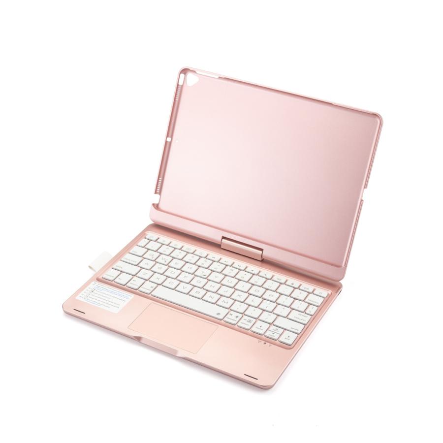 iPad10.2 第7/8/9世代/Pro10.5/Air3 対応 タッチパッドキーボード 360