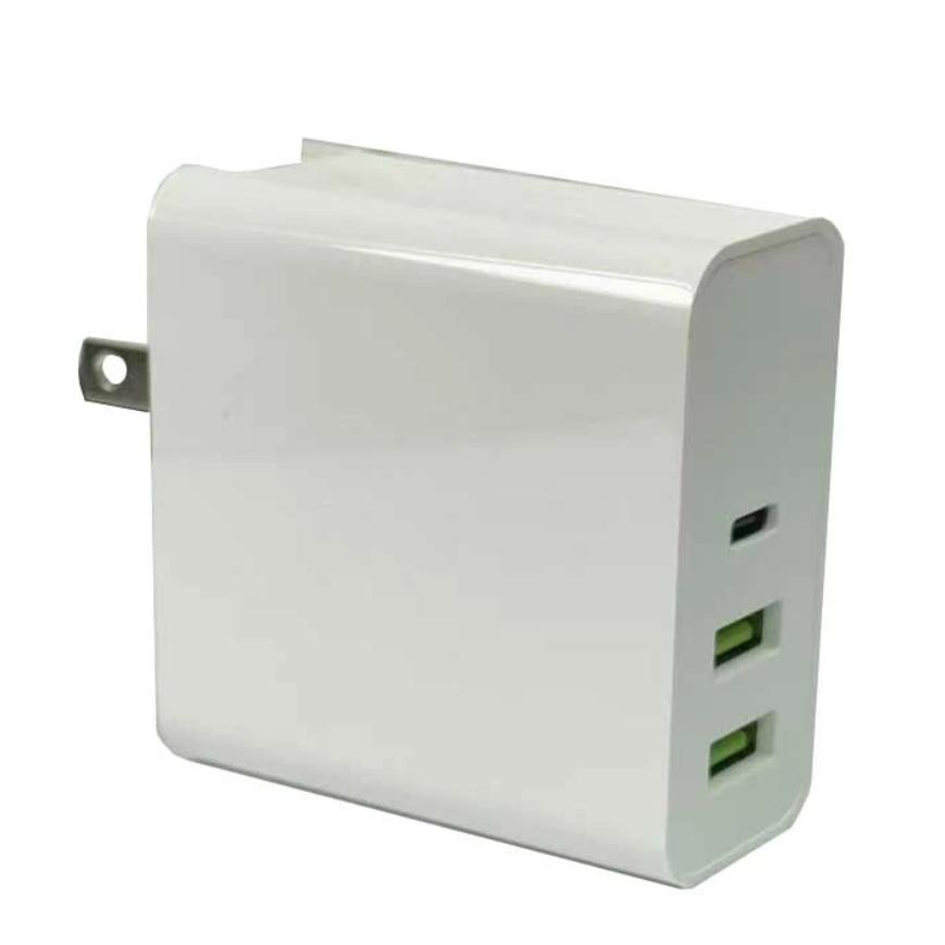 65W PD 充電器 Type-C急速充電器 65W高出力（USB-C×1)Max65w USB-A x 2 