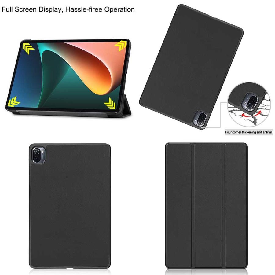Xiaomi Mi Pad 5 押し戻し Pro ケース カーボンファイバー風