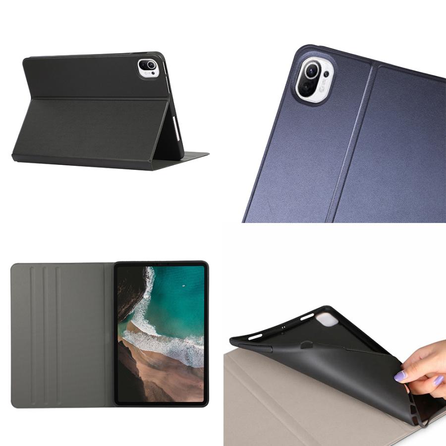 Xiaomi シャオミパッド5 11インチ 保護カバー 手帳型 TPUスマート 
