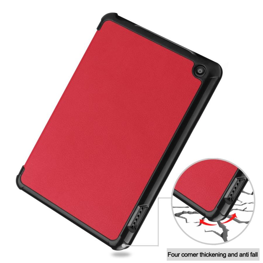 Fire 7 タブレットカバー　第12世代用　　 ケース Fire 7 レッド Fire HD 10 2021年モデル（第11世代）/Fire 7（第12世代）用ケース