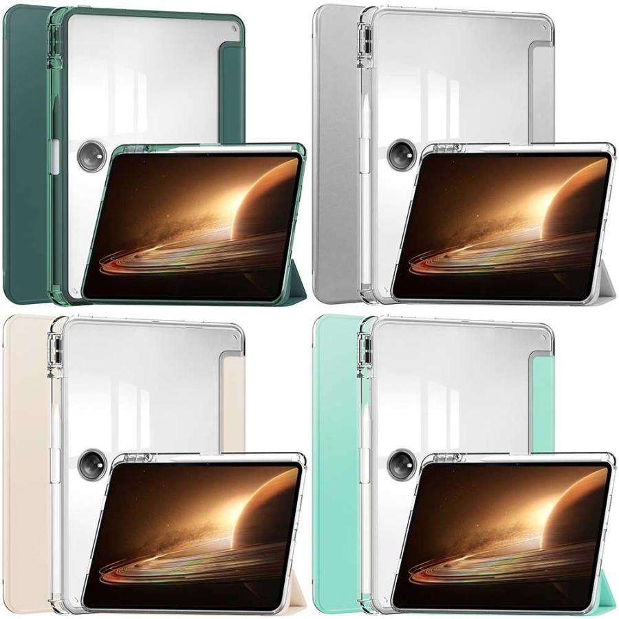OPPO Pad2 11.6インチ タブレットケース スタンド機能 ペンホルダ 透明