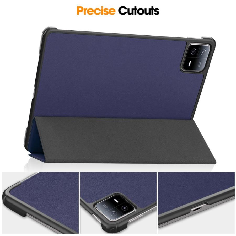 シャオミパッド / Xiaomi Pad 6 Pro 三折りカバー PUレザーカバー 保護