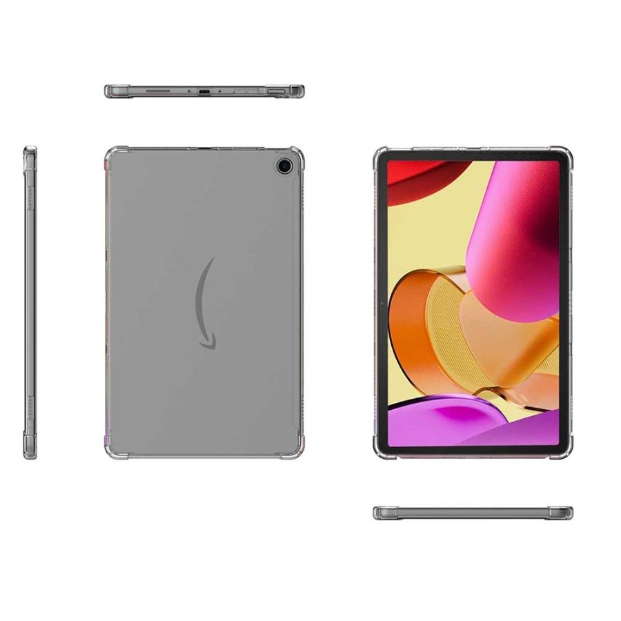 美品Fire Max 11 タブレット64GB ガラスフィルムとクリアケース付 Fire MAX 11インチ 用 タブレット ケース クリアケース 透明 コーナー