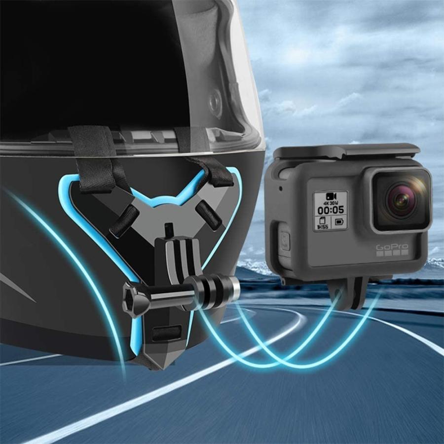 GoProマウント付き！フルフェイスヘルメット GoPro（ゴープロ） ヘルメットマウント 顎マウント ホルダー カメラ