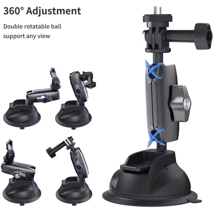 GoPro Insta360 スマホなど装着可能 車載カメラ用 吸盤マウント GoPro Insta360 スマホなど装着可能 車載カメラ用 吸盤マウント