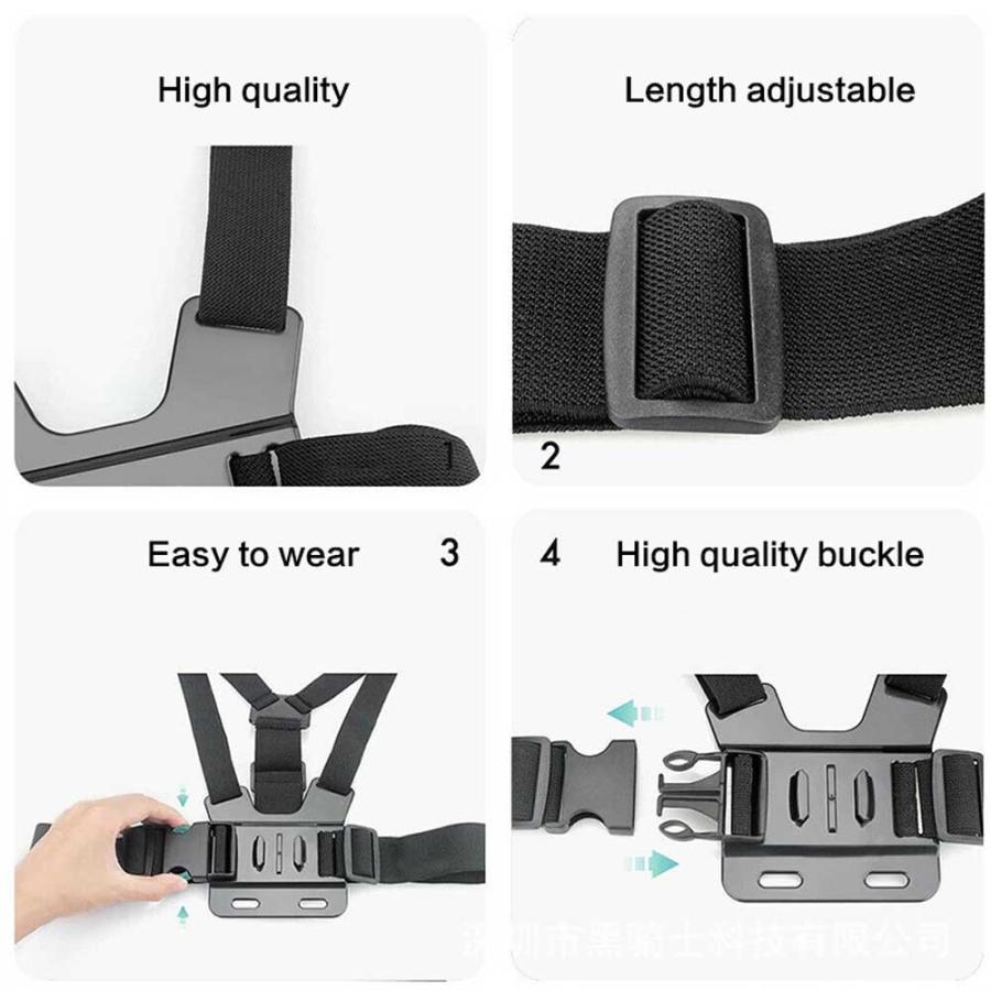 送料無料 ゴープロ GoPro HEROシリーズ スマホ 対応 チェストマウント5