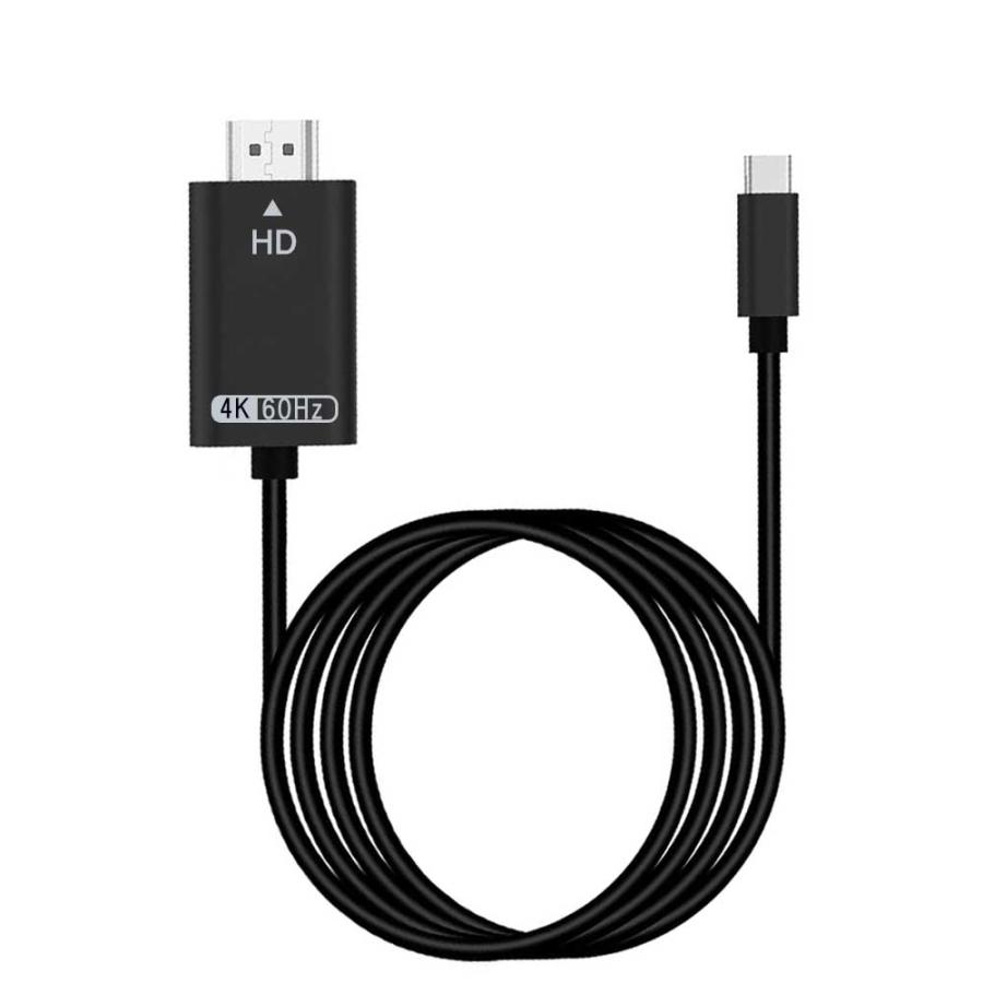 USB C HDMI ケーブル 1.8M Type 変換ケーブル 4K@60Hz Thunderbolt 3