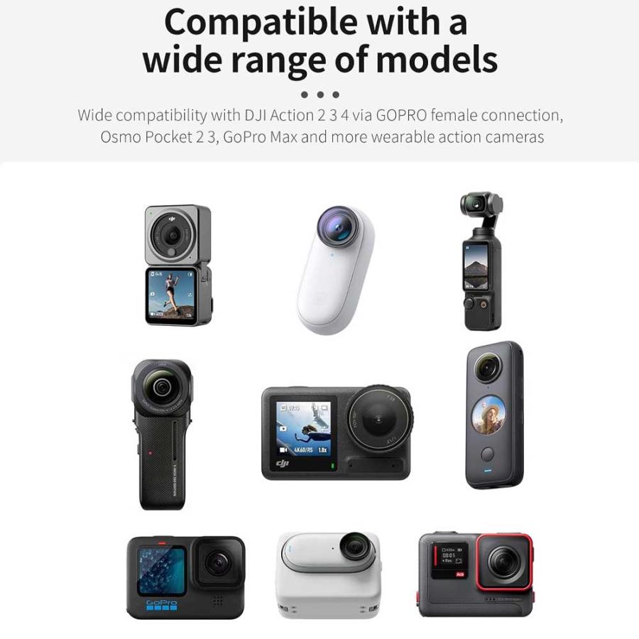 ゴープロ GoPro HEROシリーズ 他 アクションカメラ 対応 ユニバーサル 