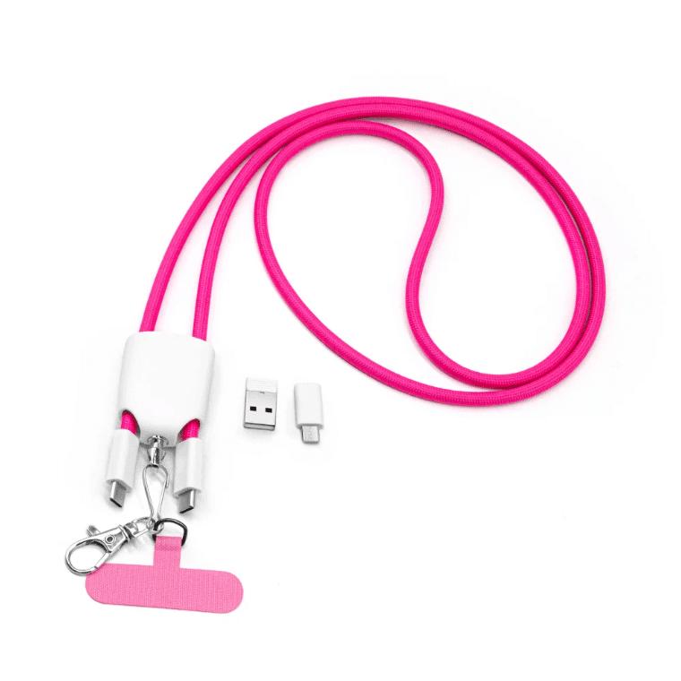 4in1 スマホストラップ USB-Cケーブル PD60W急速充電 データ伝送可能