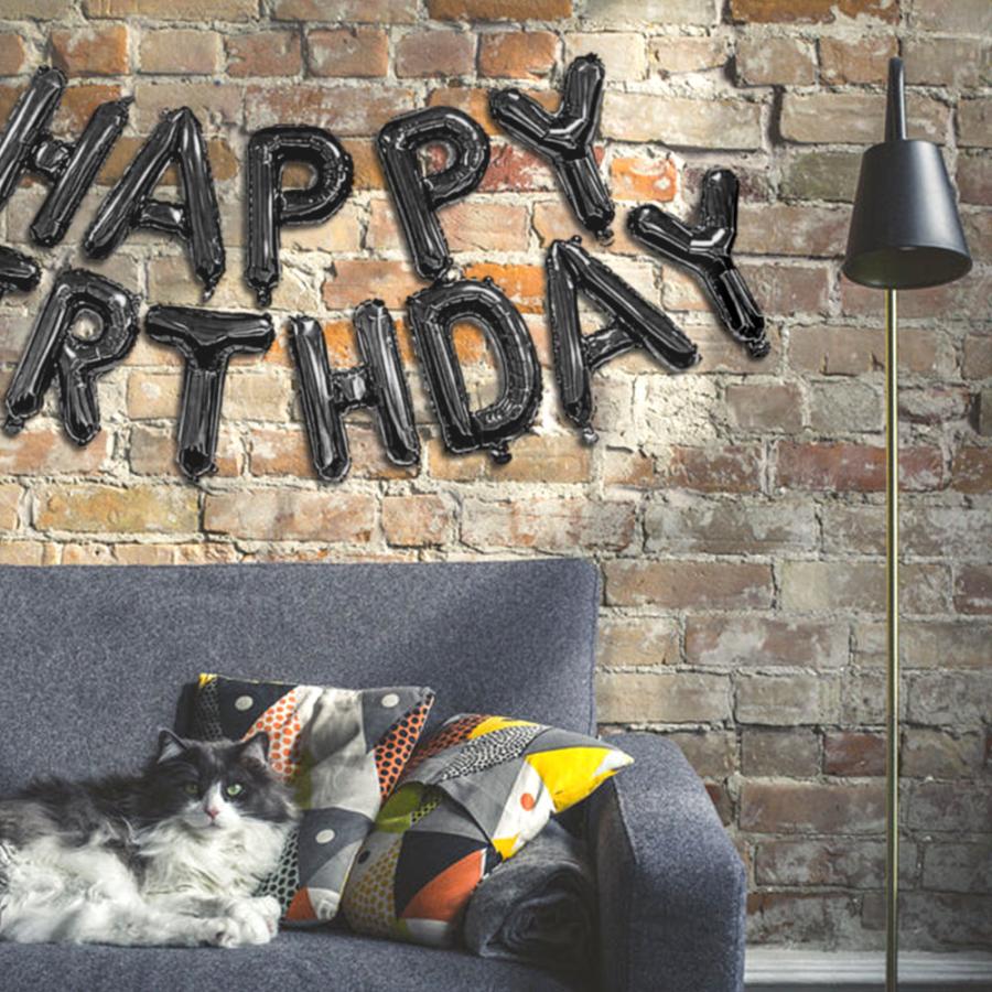 ブルー ピンク ゴールド etc 7色より選択可 バルーンセット Happy